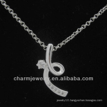 Hot Sale Silver Cubic Zirconia Fashion Pendant 2014 PSS-018